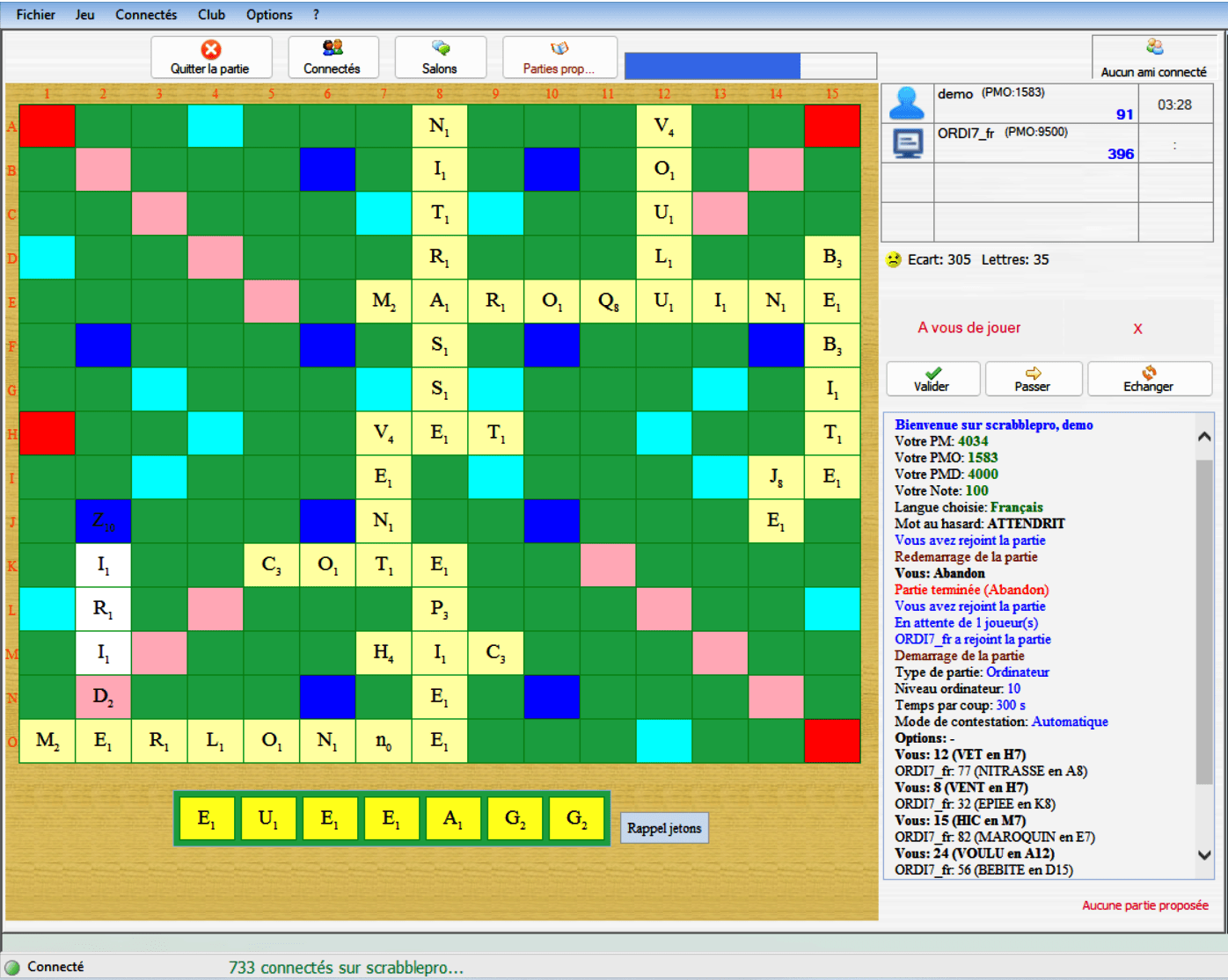 Logiciel Scrabble pro